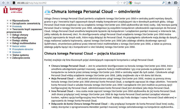 Iomega help personal cloud