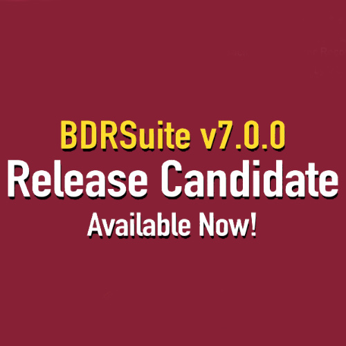 BDRsuite 7.0.0 RC